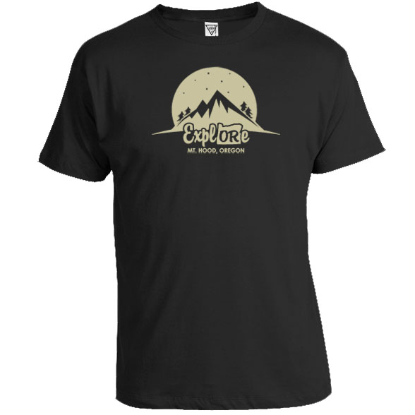 ExplORe – Mt Hood T-Shirt – Ilusive Outdoor Goods